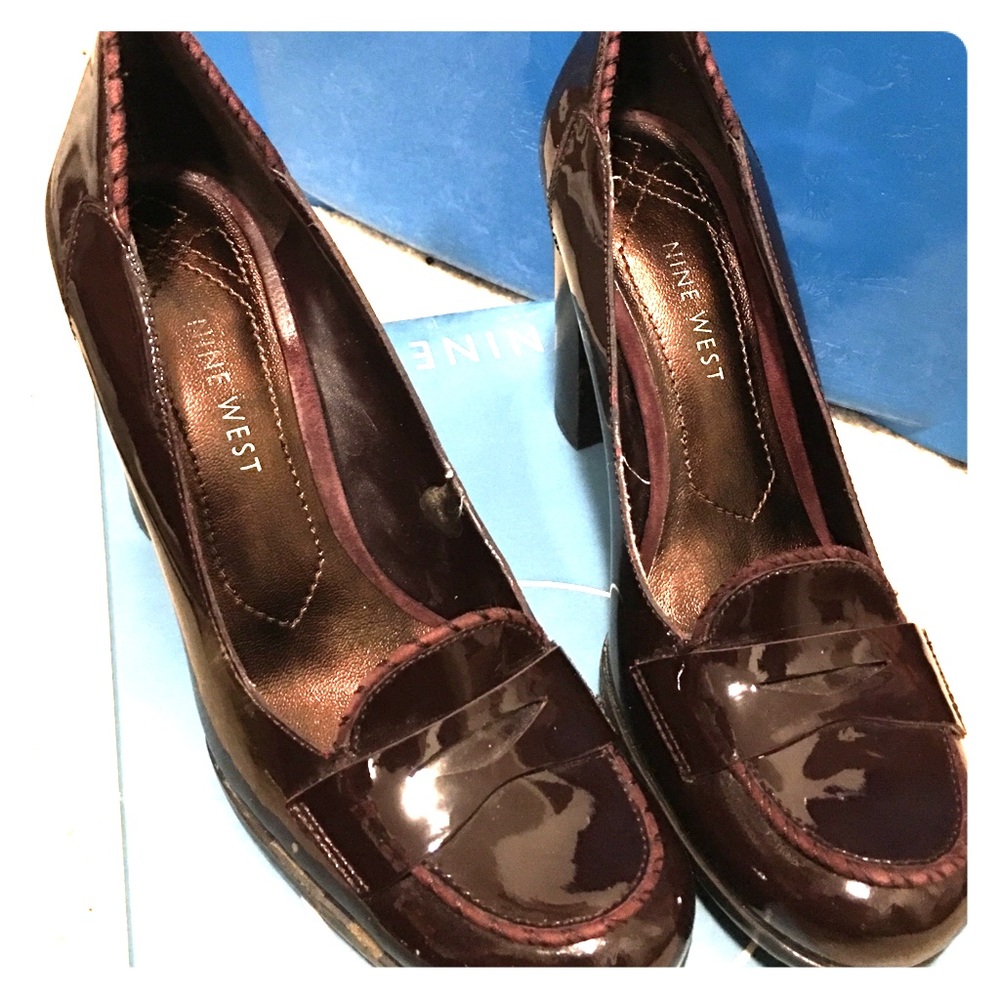 Nine West Chunky Heels Size 6.5